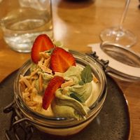 Dessert   at the friendly kitchen in Paris