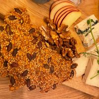 Vegan cheeseboard  at the friendly kitchen in Paris
