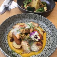 Main dishes  at the friendly kitchen in Paris