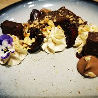 Brownie at the friendly kitchen in Paris