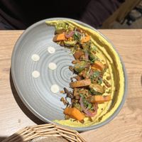 Hummus plate #Veganuary at the friendly kitchen in Paris