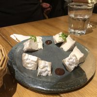 Local  cashew cheese  at the friendly kitchen in Paris