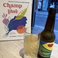 Fig leaf kombucha  at the friendly kitchen in Paris