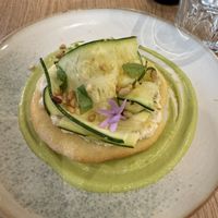 Mini pizza. So deliciouss  at the friendly kitchen in Paris