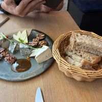 Cheese board  at the friendly kitchen in Paris