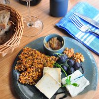 Assiette de fromages at the friendly kitchen in Paris