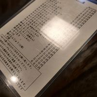 Menu (check the photo rules below) at Takemura in Tokyo