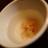 Sakura hot water at Takemura in Tokyo