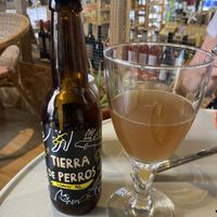 Cañarían vegan beer  at Casa Verde in Tenerife