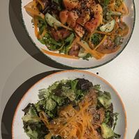 Papaya-Salat und Protein-Salat  at Casa Verde in Tenerife