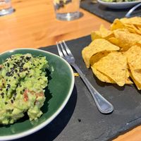 Nachos and guacamole at Casa Verde in Tenerife