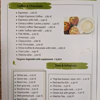 Hot drinks at Casa Verde in Tenerife