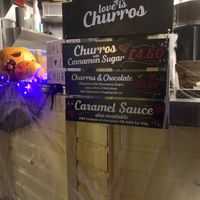 menu at Love Churros in South West London