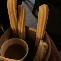 churros with caramel sauce at Love Churros in South West London