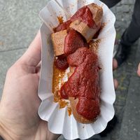 Currywurst  at Curry 36 - Hauptbahnhof in Berlin
