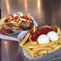 Vegan Currywurst  at Curry 36 - Hauptbahnhof in Berlin