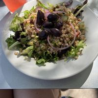 Farro salad   at Asters Cafe and Bakery in Marfa