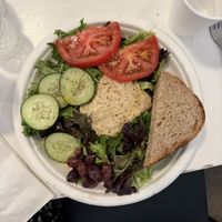 The hummus plate  at Asters Cafe and Bakery in Marfa