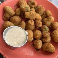  vegan fried mushrooms and vegan ranch  at Baby's in Indianapolis