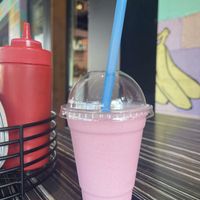 Watermelon Jolly Rancher Vegan Shake  at Baby's in Indianapolis