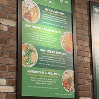 Vegan option   at SEA - Evergreens in Seattle