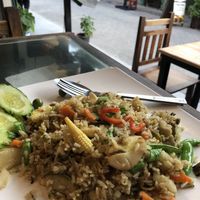Fried Rice with Green Curry  at Zest Bakery & Coffee House in Koh Tao