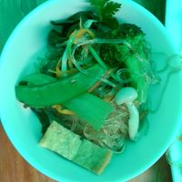 Stir fried vermicelli noodles (70k). The food was delicious but quite expensive. at D'Gemma in Ho Chi Minh City