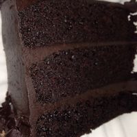 chocolate cake at The Grit in Athens