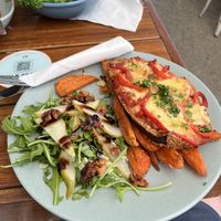 Vegan Parmigiana- not what it used to be  at Peregian Beach Hotel in Peregian Beach