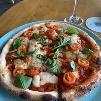 Vegan cheese margarita- no added price for vegan cheese!!! Amazing!!!  at Peregian Beach Hotel in Peregian Beach