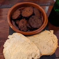 Chorizo vegano at A Raices in Gran Canaria