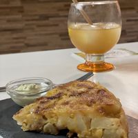 Tortilla surprise  at A Raices in Gran Canaria