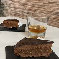 Sacher cake  at A Raices in Gran Canaria