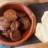 The most delicious chorizo  at A Raices in Gran Canaria