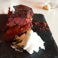 La tarta de chocolate es ESPECTACULAR at A Raices in Gran Canaria