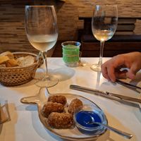 Croquetas veganas sabor atún at A Raices in Gran Canaria