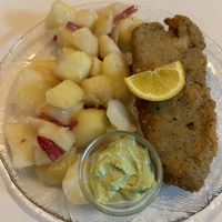 Schnitzel   at A Raices in Gran Canaria