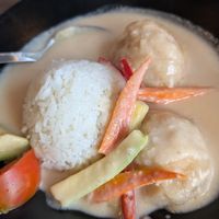 Colombian main dish at A Raices in Gran Canaria