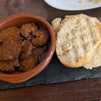 Chorizo at A Raices in Gran Canaria