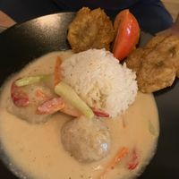 carribean dish at A Raices in Gran Canaria