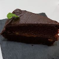 Chocolate cake at A Raices in Gran Canaria