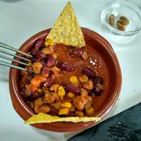 Chili con Sabor.. Mmmm :) at A Raices in Gran Canaria