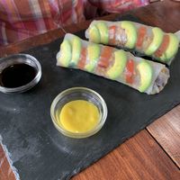 Rice wraps at A Raices in Gran Canaria