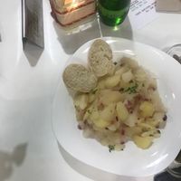 Ensalada de papas Wien at A Raices in Gran Canaria