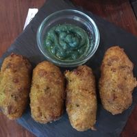 Croquettes  at A Raices in Gran Canaria