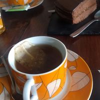 Chocolate cake at A Raices in Gran Canaria