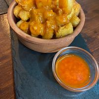 Patatas diablos  at A Raices in Gran Canaria