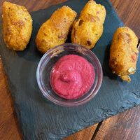 Croquetas  at A Raices in Gran Canaria