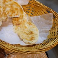 Flatbread that comes with vegan Thali, 1 piece per person at Nirvana Kitchen in Leuven