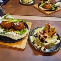 Appetizers with Thali meal at Nirvana Kitchen in Leuven